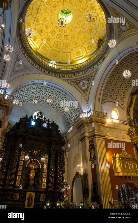 San Pedro Church In Lima City Peru Stock Photo Alamy