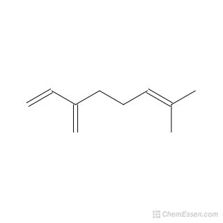 MYRCENE Structure - C10H16 - Over 100 million chemical compounds | CCDDS