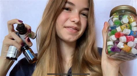 Asmr Essential Oil Collection Glass Tapping And More Youtube