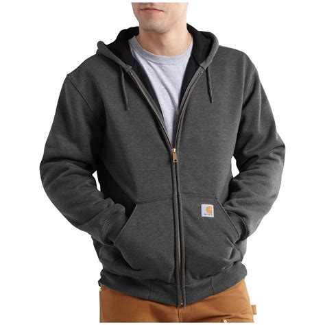 Carhartt Rain Defender Rutland Thermal Lined Hooded Zip Front