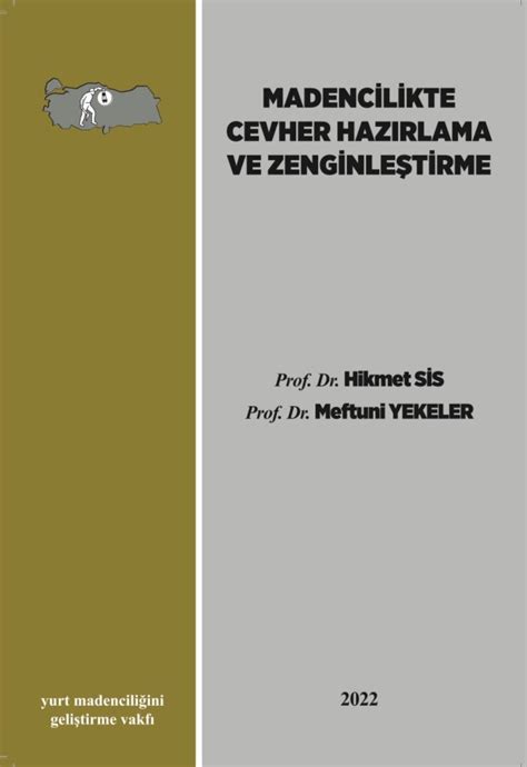 PDF Madencilikte Cevher Hazırlama ve Zenginleştirme Kitabı