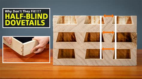 Explaining Half Blind Dovetail Fit Leigh D R Pro Super Jigs Youtube