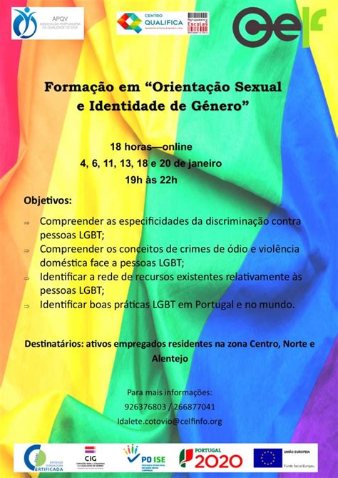 Formação gratuita em Orientação Sexual e Identidade de Género