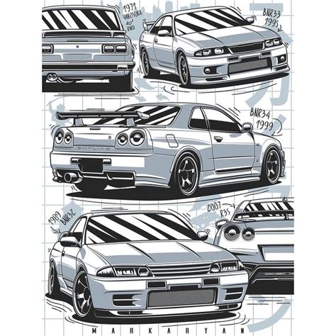 Oleg Markaryan On Instagram Nissan Skyline Gt R Collection T Shirts