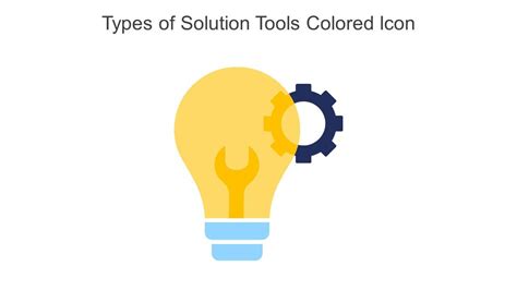 Types Of Solution Tools Colored Icon In Powerpoint Pptx Png And