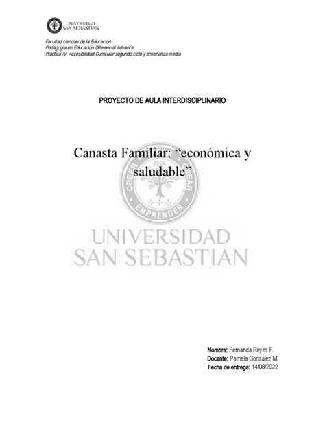 1 Proyecto De Aula Interdisciplinario Pdf Maestros Método De Enseñanza