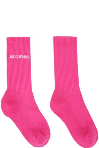 JACQUEMUS Pink Les Classiques Les Chaussettes Jacquemus Socks SSENSE