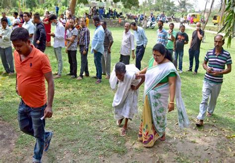 Bengal Elections Over 80 Polling In Bengal Nandigram Sees 8079