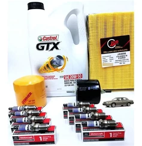 Kit De Afinación Ford Grand Marquis 4 6l 1992 A 2002 Castrol Meses