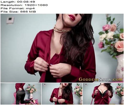 Goddess Alexandra Snow Luscious Satin Femdom Pov Ass Worship Female Domination Club