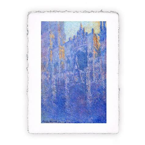 Stampa D Arte Di Claude Monet La Cattedrale Di Rouen Nebbia