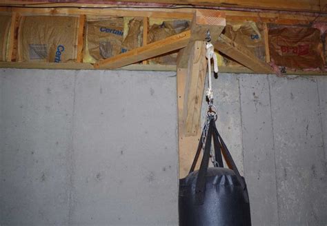 Hanging A Heavy Bag In Basement Openbasement