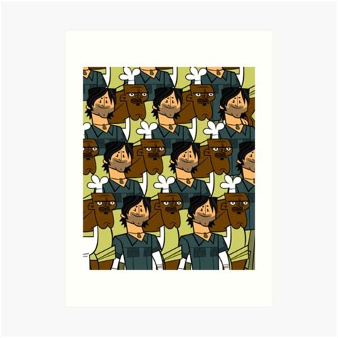 Total Drama Chef Hatchet Chris Mclean Art Print For Sale By Raybound420 Redbubble