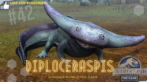 Jurassic World The Game 42 Lvl Battle Diploceraspis 42 уровень схватки Youtube