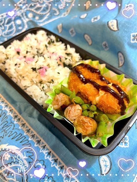 ゆき茶が投稿したフォト「お弁当🍙 ★わかめご飯 ★ホタテクリームコロッケ ★生ソー」 2023 03 21 081905 Limia リミア