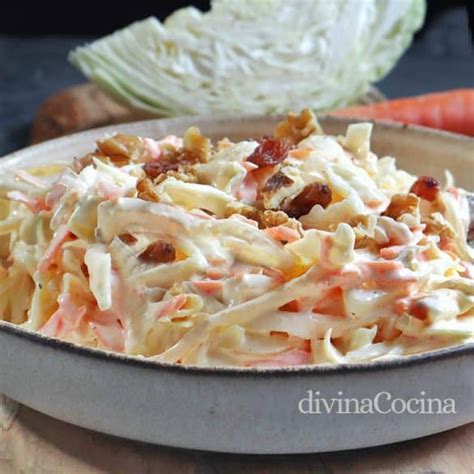 Ensalada De Col Americana Coleslaw Receta De DIVINA COCINA