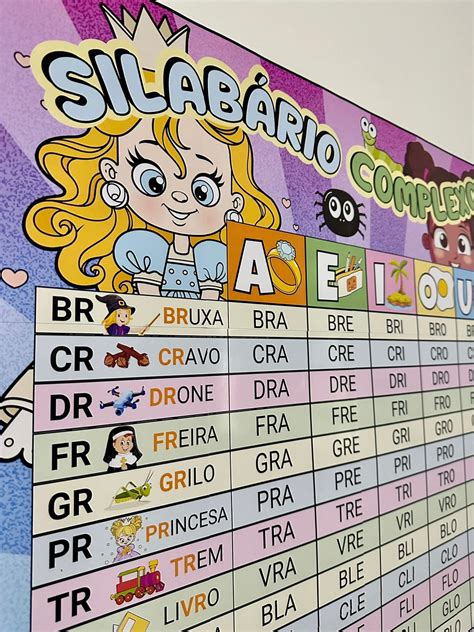 Silabário das Sílabas Complexas Loja Aprendizados Mágicos