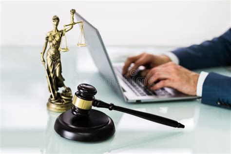 Law Tech Concept Online Legal Business Stock Image Image Of Business