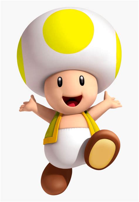 Yellow Toad Mario Png - canvas-share