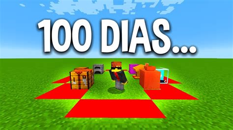 Sobreviviendo 100 Dias En Un Circulo Minecraft Ep1 Youtube