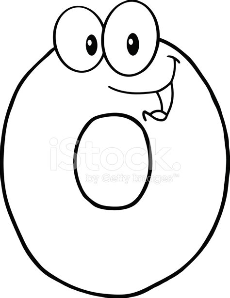 Zero Black And White Clipart