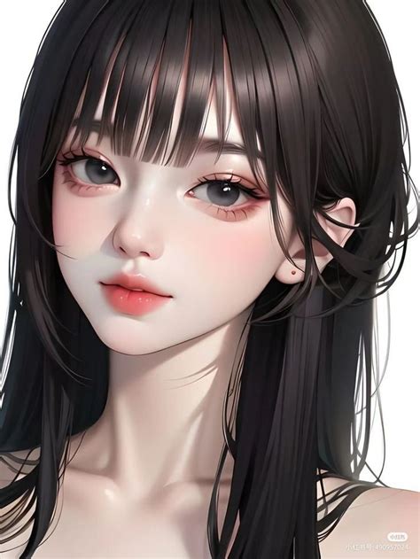 Pin Oleh AÍ Di Anime Gadis Seni Digital Gadis Seni Gambar Wajah Kartun