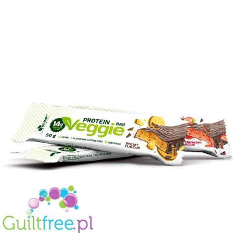 Olimp Veggie Protein Bar Biscuit wegański baton proteinowy bez białka