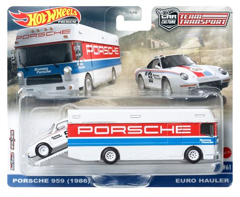 Mattel Hot Wheels Car Culture Team Transport Porsche Ct Kroger