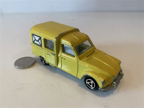 Vintage Majorette N Citroen Acadiane Van Fourgonne Jaune Voiture