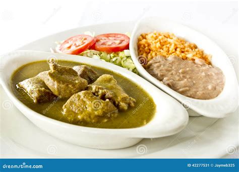 Chili Verde Stock Image Image Of Protein Entree Meat 42277531