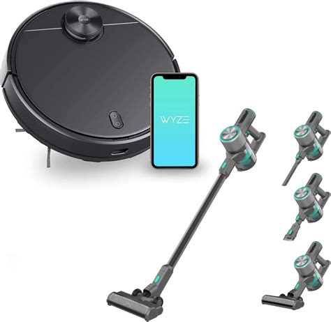 Amazon Wyze Cordless Vacuum Robot Vacuum Lidar Mapping Robot