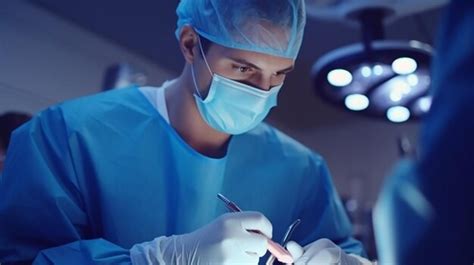 Premium Ai Image Surgeon At Work In Operating Room Preparation For