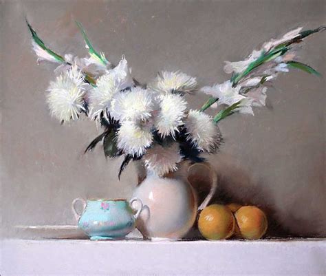 Felipe Santamans Figurative Still Life Painter Floral Art