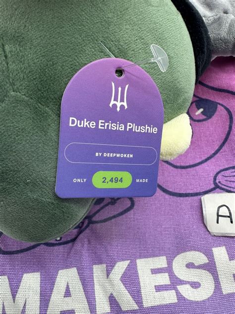 Makeship Duke Erisia Plushie By Deepwoken Only 2494 Very Rare Ebay