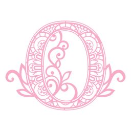 Design Png E Svg De Mandala Monogramas Redemoinho Feminino Para