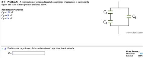 SOLVED Problem 9 A Combination Of Series And Parallel Connections Of