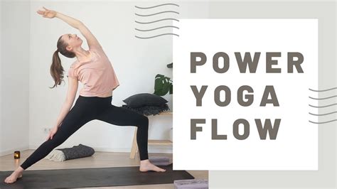 Power Vinyasa Flow 45 Min Ganzkörper Yoga Mittelstufe