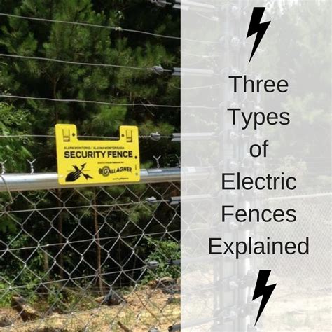 Three Types Of Electric Fences Explained America Fence