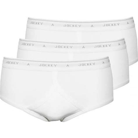 Jockey Classic Y Front Brief 3 Pack White • Price