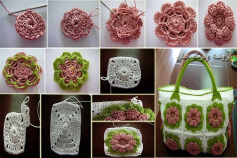 Ideas Para El Hogar Con Siry Bolso De Flores A Crochet