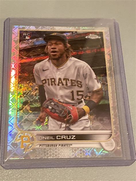 Oneil Cruz 2022 Topps Chrome Logofractor Photo Image Variation SP