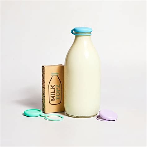 Milk Topz Reusable Bottle Tops | At Home | Milk & More