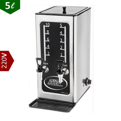 Cafeteira Retangular 5L Inox 220V 1300W Ref 1150 Titã