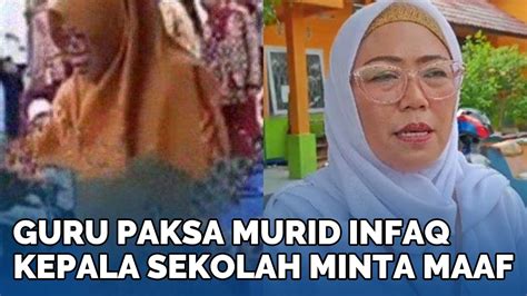 Buntut Video Viral Oknum Guru Paksa Siswa Infaq Kepala Sekolah SDN 82