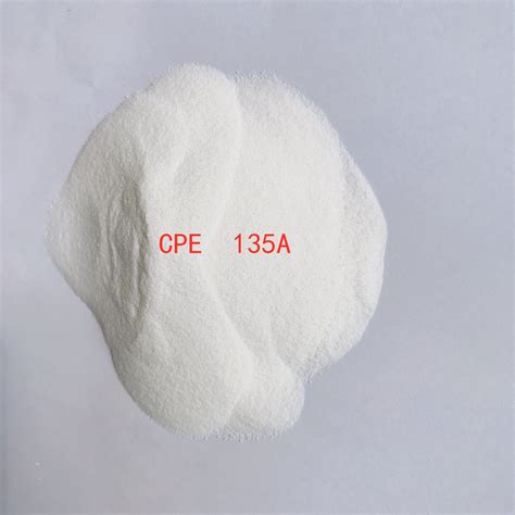 PVC Impact Modifier CPE 135A China Chlorinated Polyethylene And