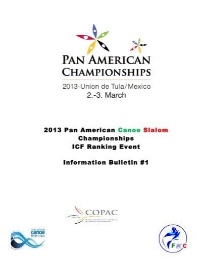 2013 Pan American Canoe Slalom Championships ICF Ranking