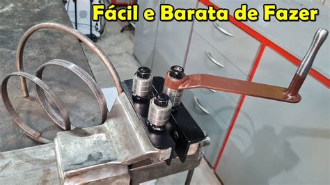 Como Fazer Uma Mini Calandra Caseira Homemade Roller Bender Youtube