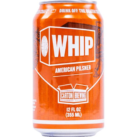 Whip - Carton Brewing - Buy Craft Beer Online - Half Time Beverage ...