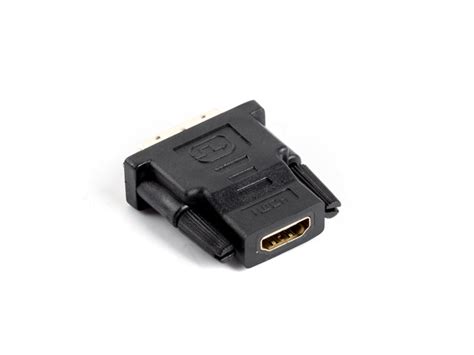 Lanberg AD 0013 BK HDMI F To DVI D M 18 1 Single Link Adapter