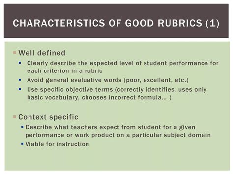 Rubric Development Pptx